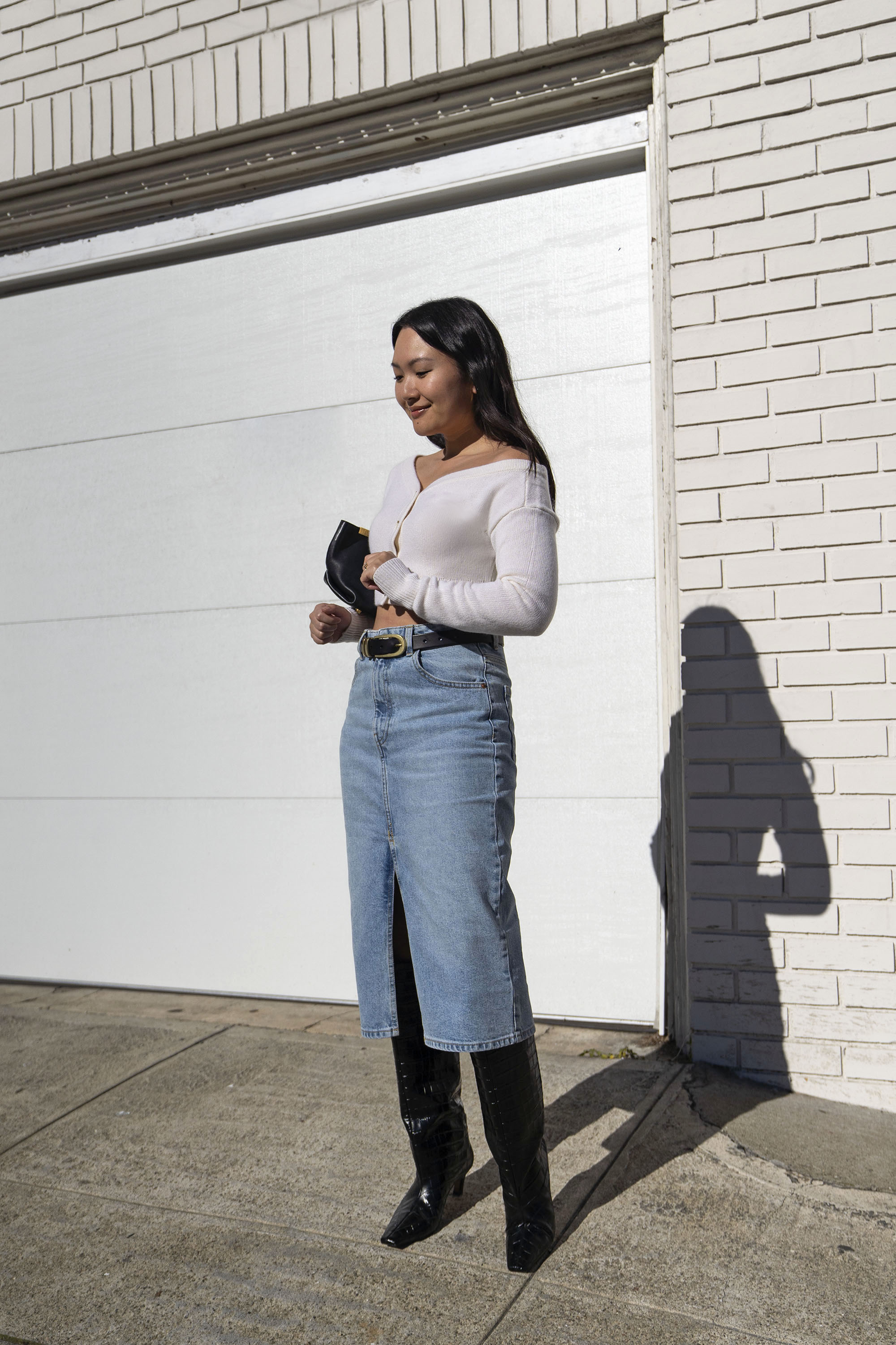 Off the clearance shoulder cardigan