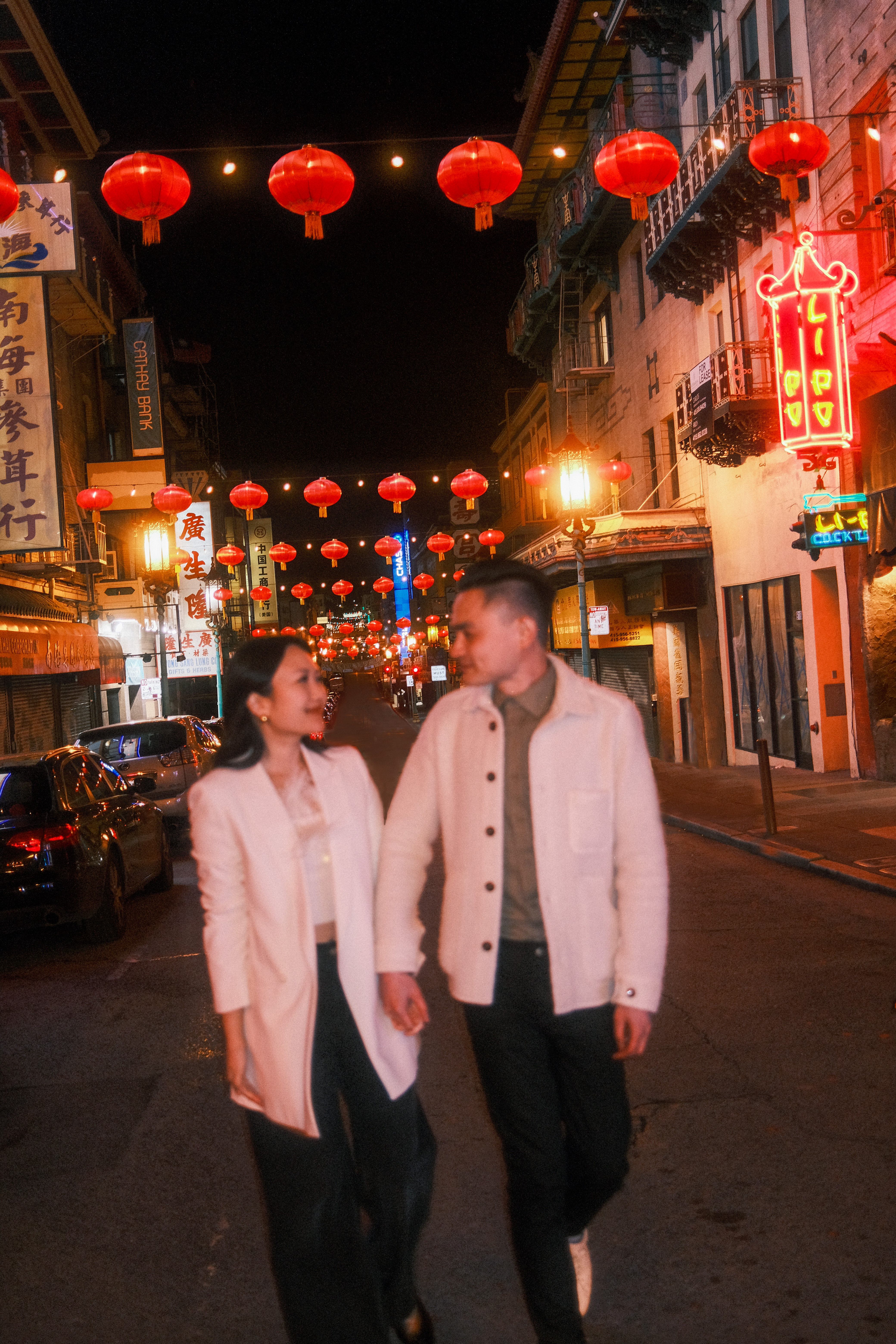 Chinatown engagement photos