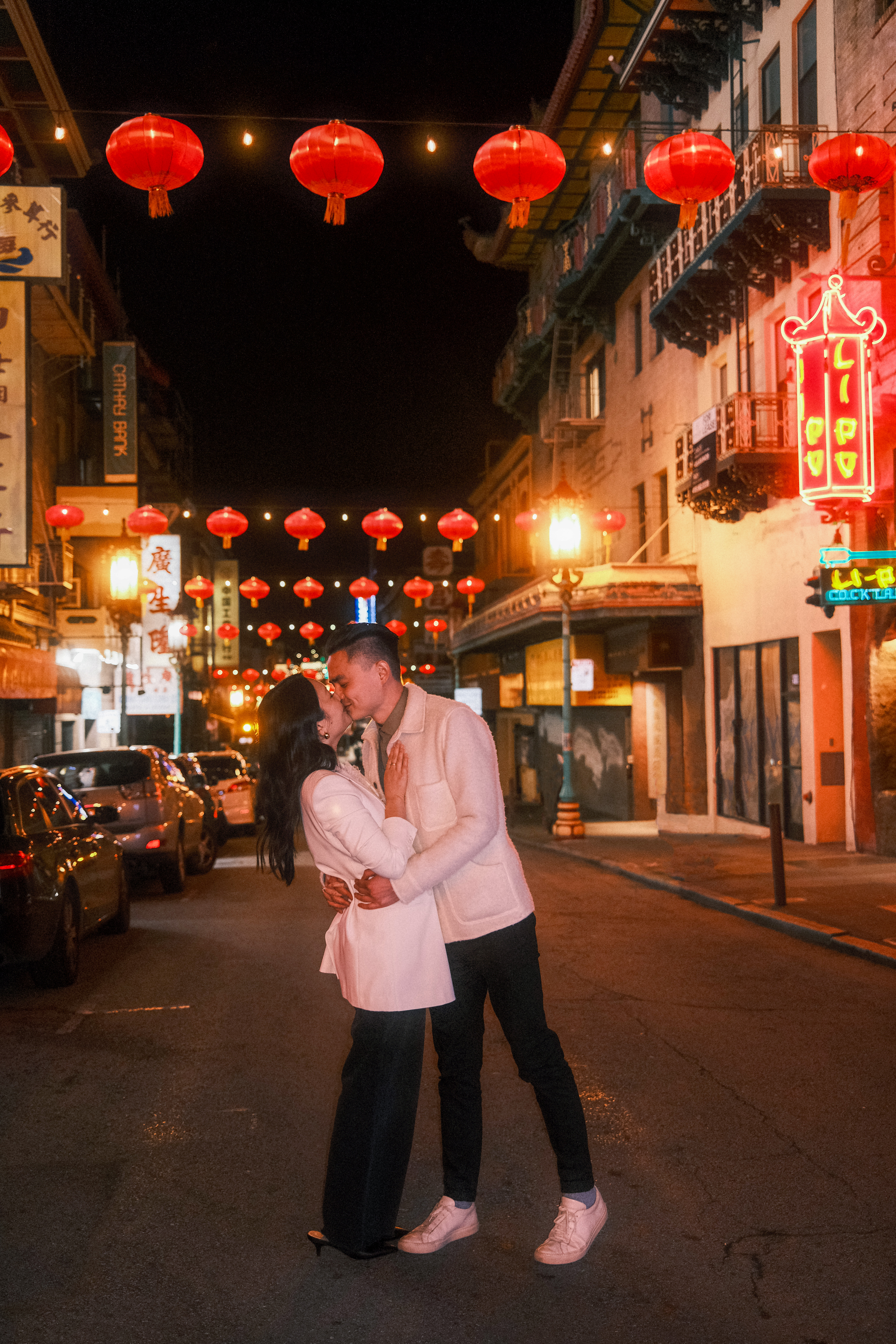 Chinatown engagement photos