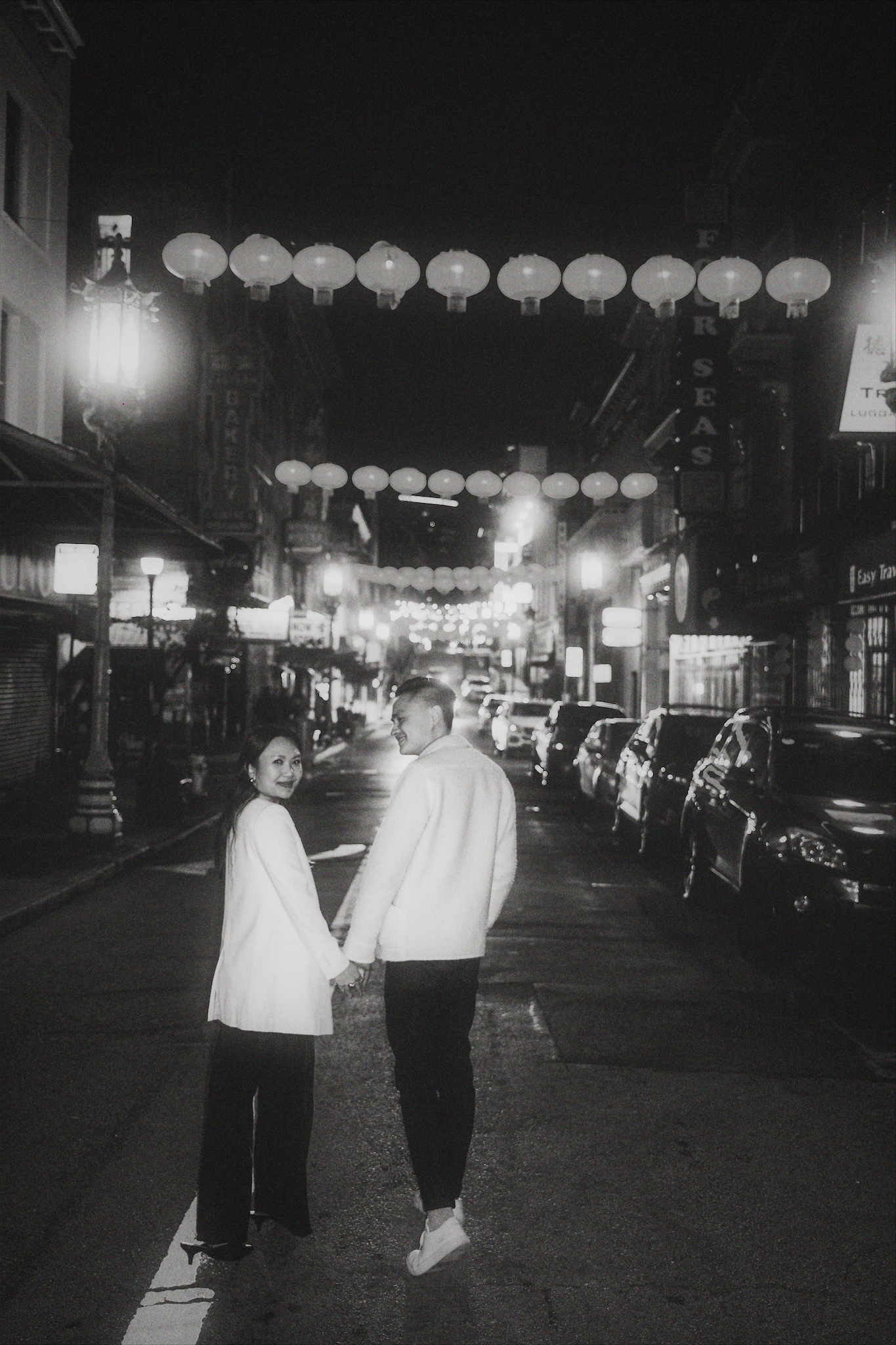 Chinatown engagement photos